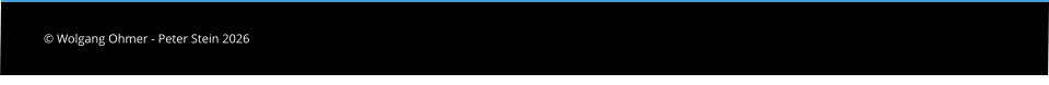 © Wolgang Ohmer - Peter Stein 2026